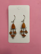 Peruvian Artisan Mineral Stone Earrings