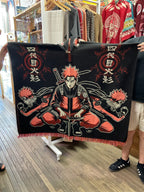 Alpaca Wool Poncho with Hood - Anime Collection - Ninjas