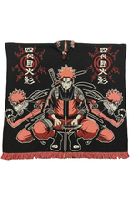 Alpaca Wool Poncho with Hood - Anime Collection - Ninjas