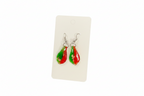 Pendientes de gota de cristal de Murano