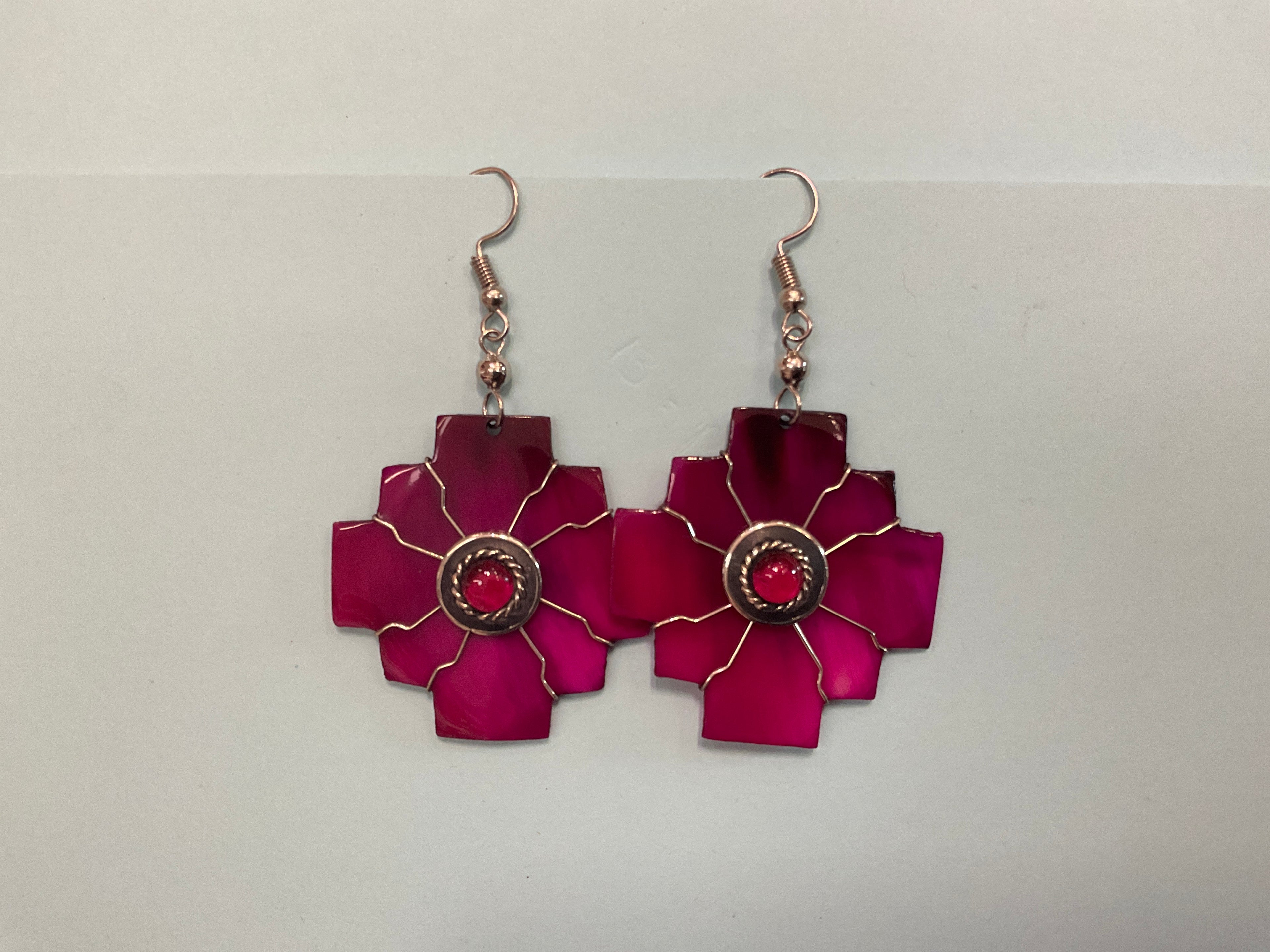 Horn with Turquoise Earrings