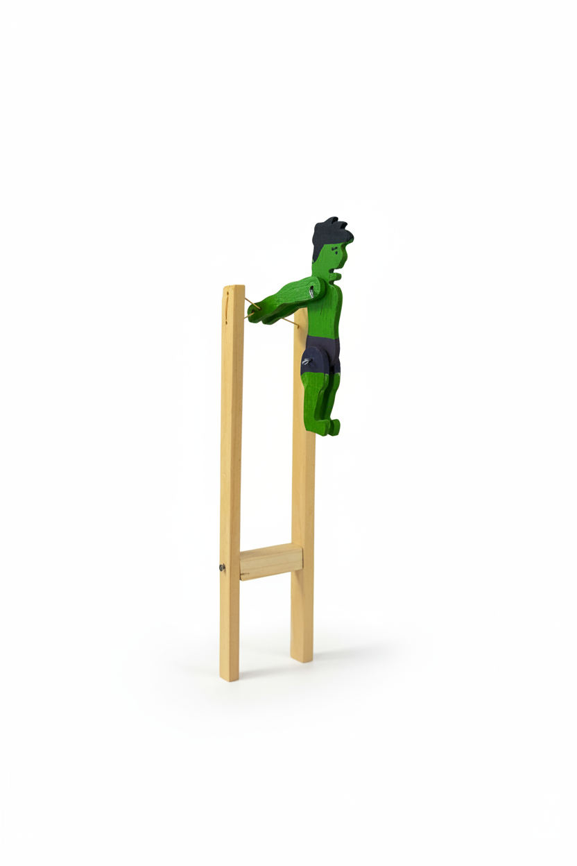 Acróbata de madera