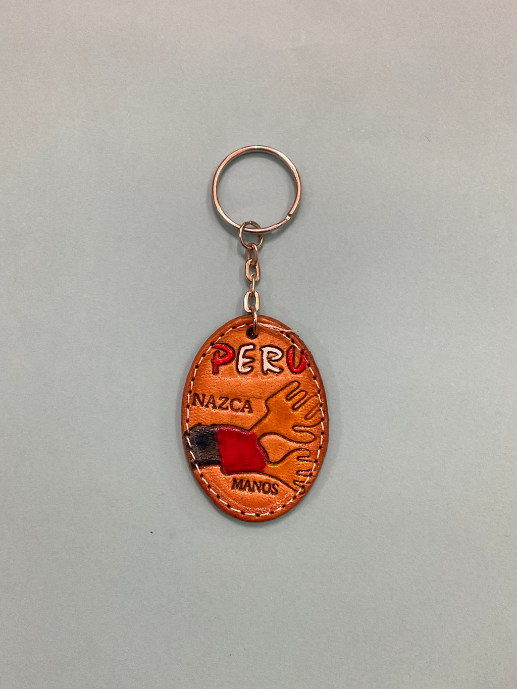 Peruvian Leather Keychain