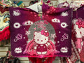 Children’s Alpaca Wool Poncho with Hood - Hello Kitty