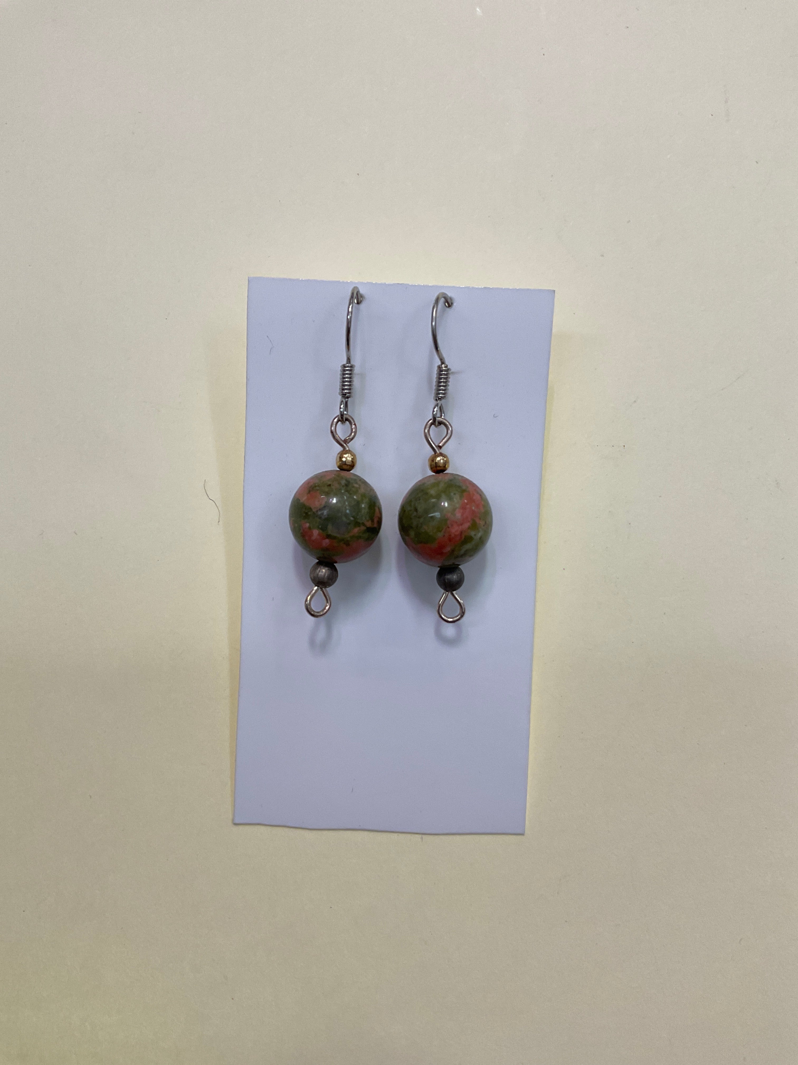 Mineral/Stone Sphere Earrings