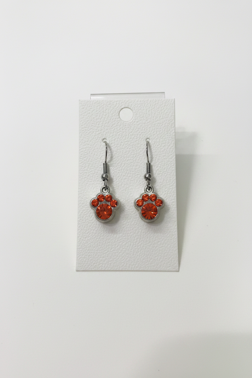 Paw Print Earrings