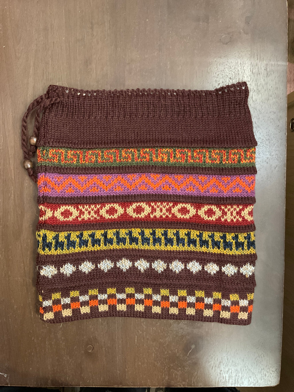 Gorro/bufanda de bebé alpaca híbrida