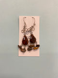 Pendientes Artesanales de Mineral/Piedra