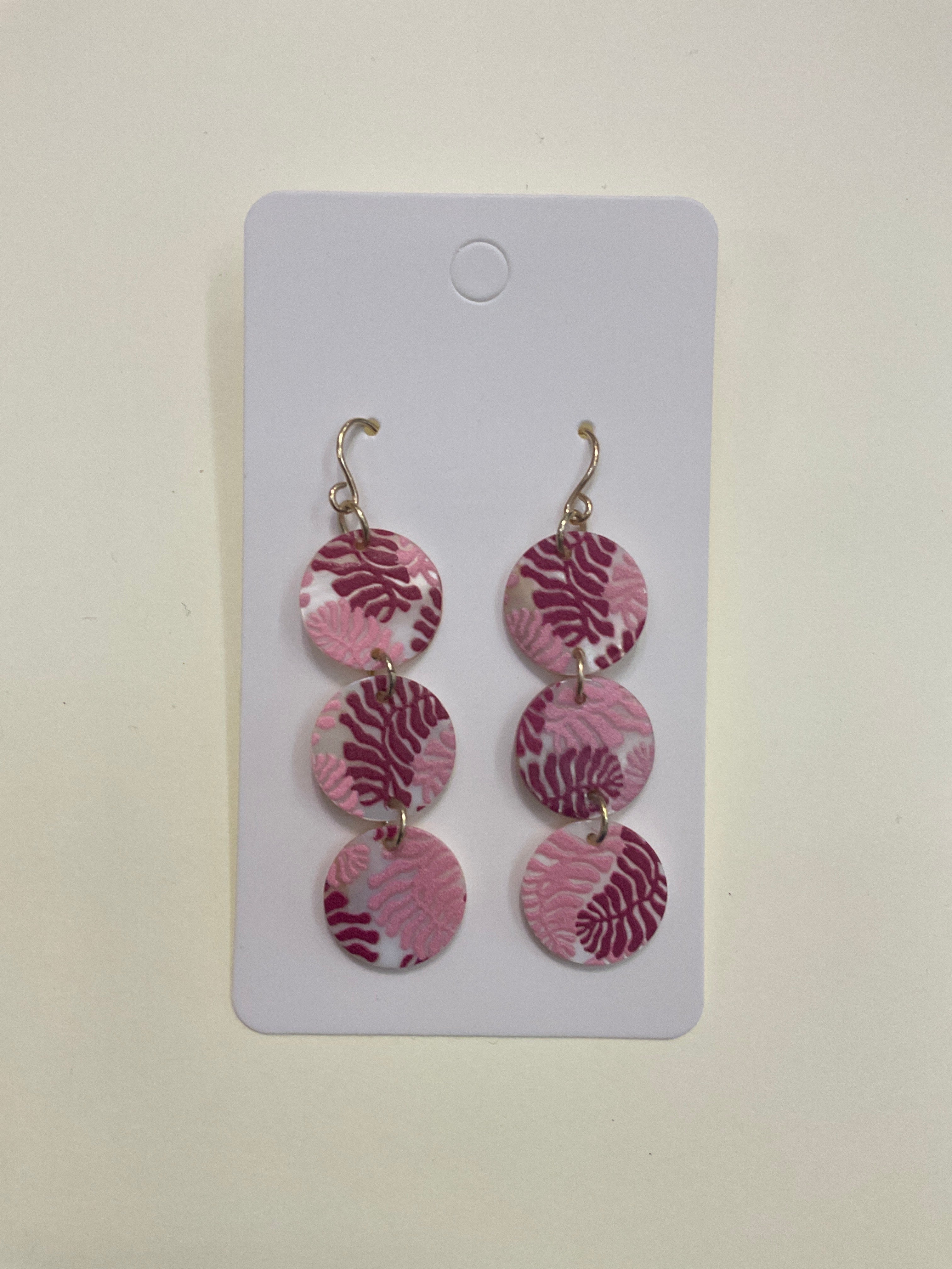 Tropical Leaf Earrings