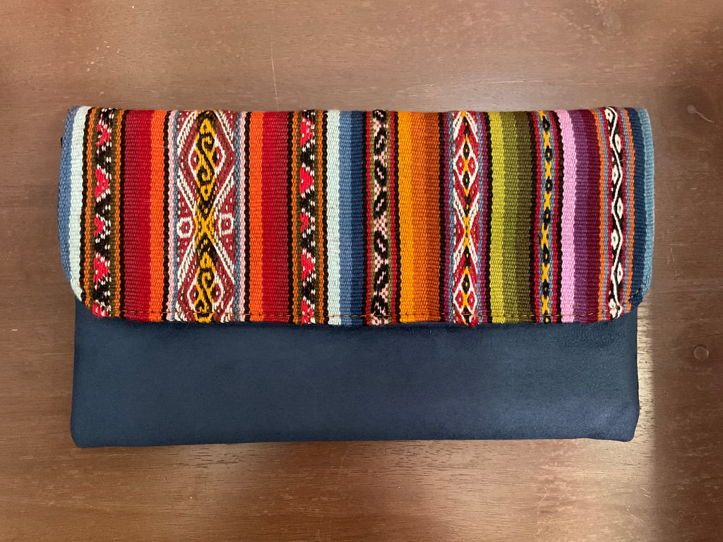 Hand-made embroidered Purse