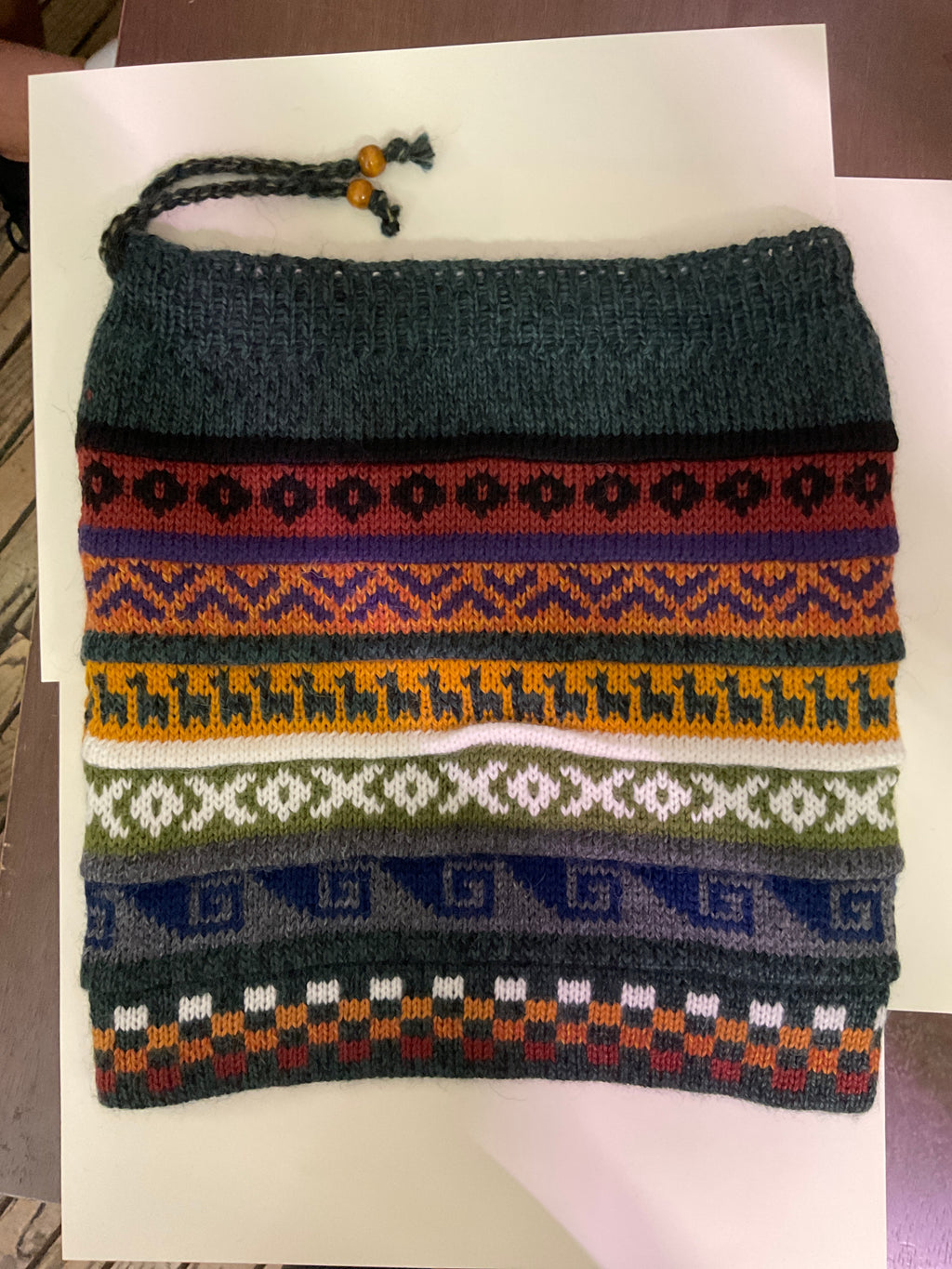 3-in-1 Baby Alpaca Neck Gaiter, Beanie, & Face Cover – Handmade in Peru