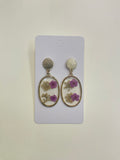 Pressed Flower Earrings