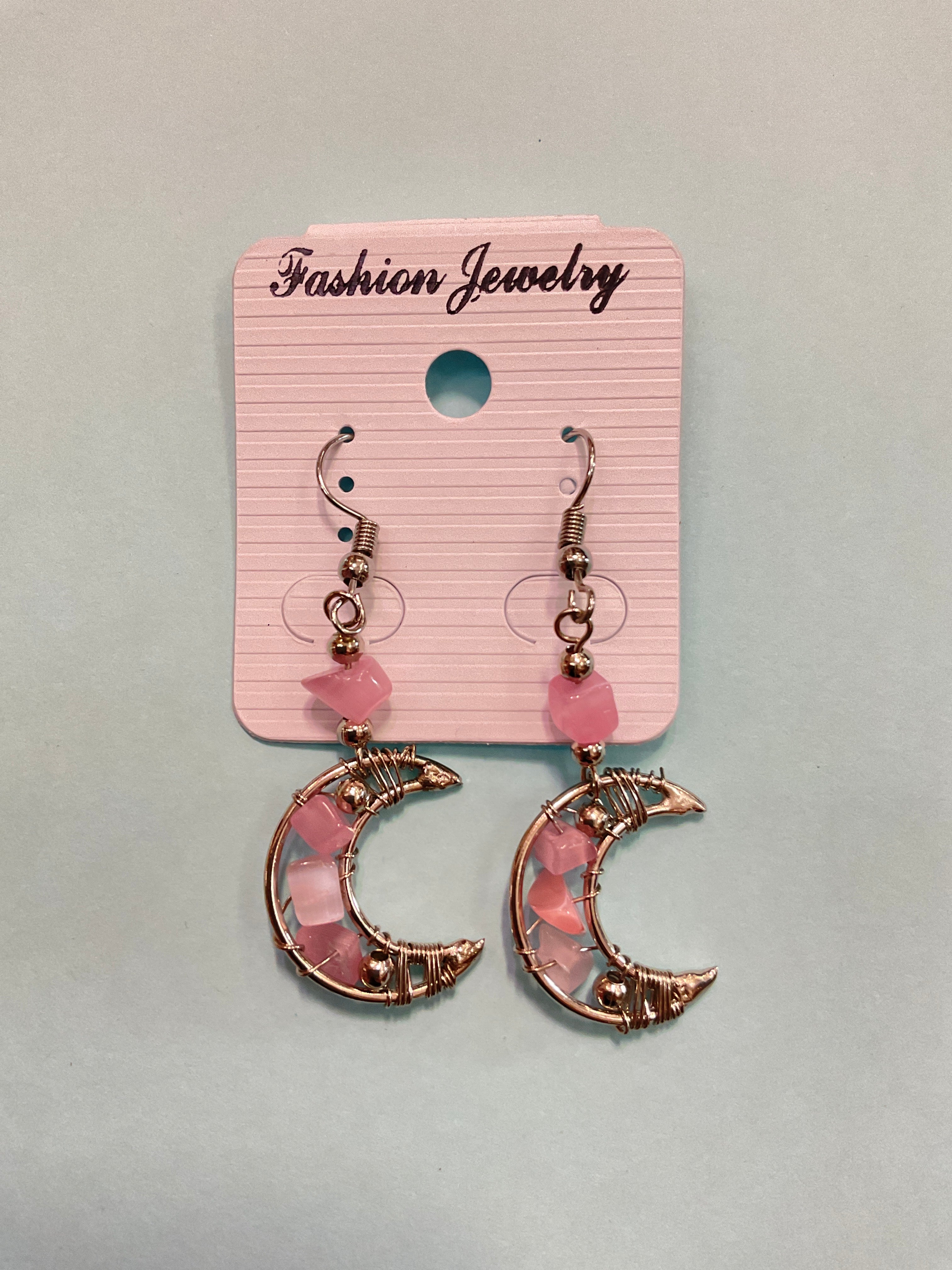 Moon Stone Earrings