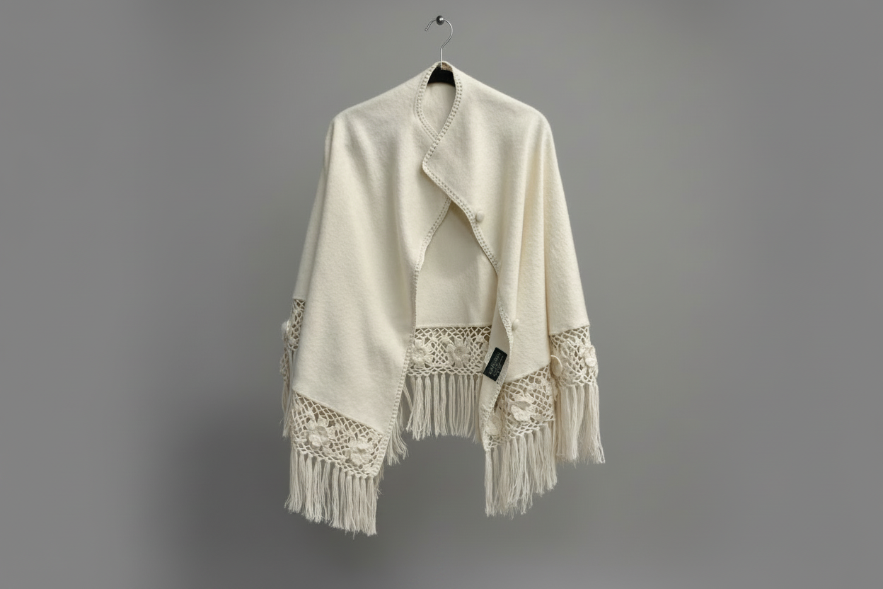 Woman’s Fine Alpaca Shawl Cape