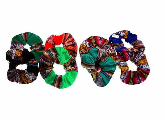 Andean handmade Scrunchies