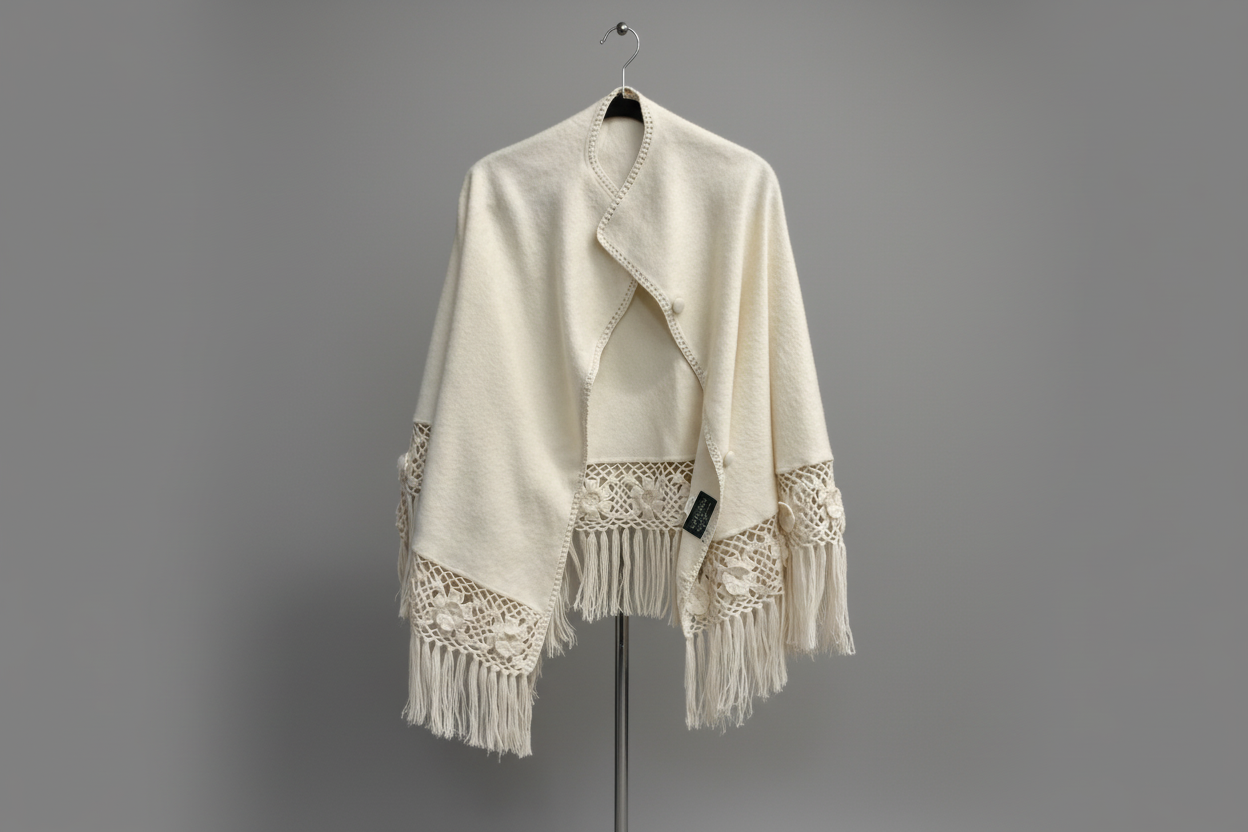 Woman’s Alpaca Shawl Cape