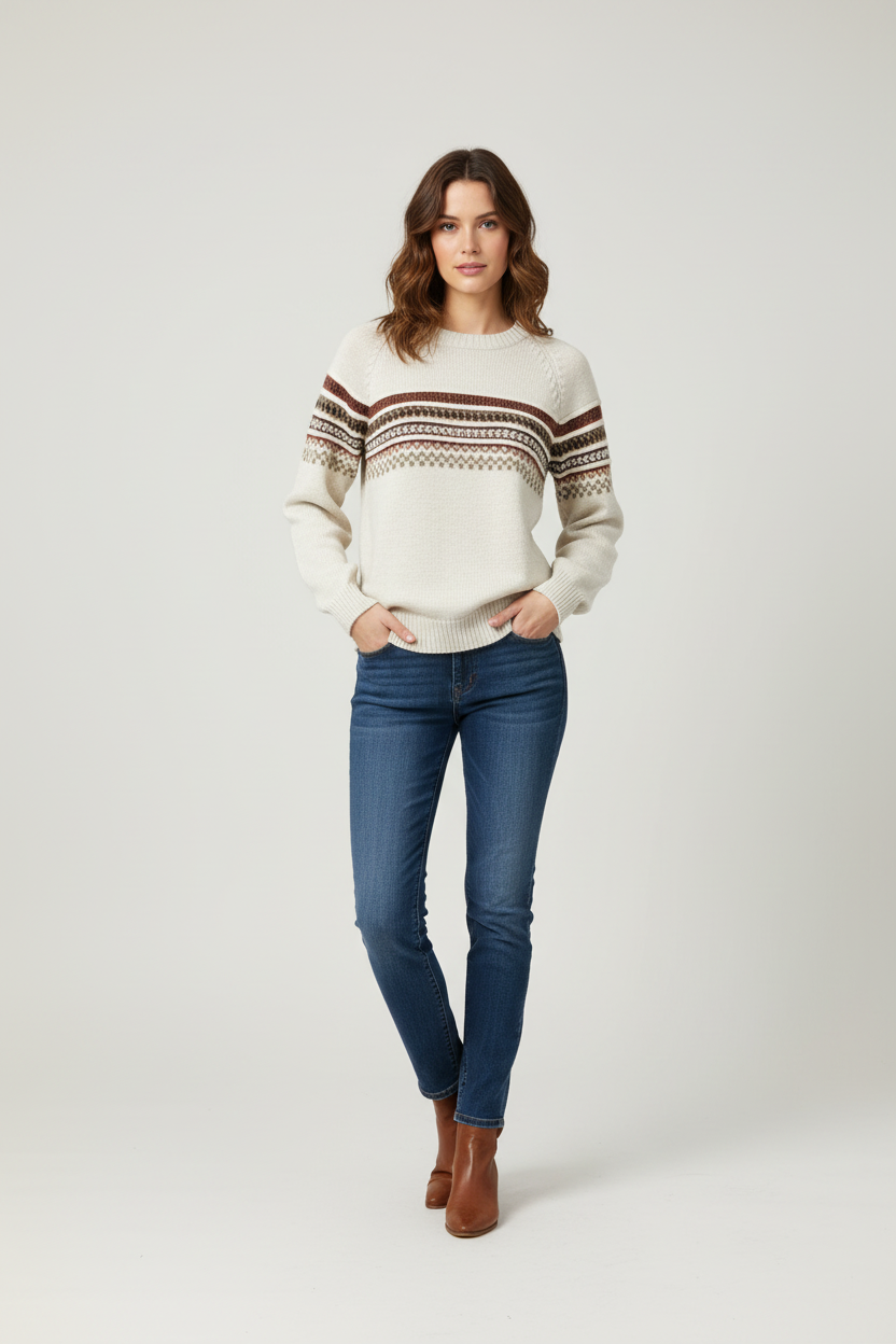 Misti - Baby Alpaca Crewneck Sweater