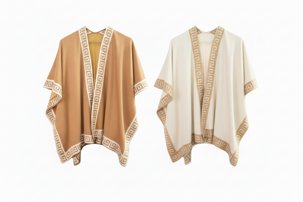 Alpaca Reversible Classic Trim Cape