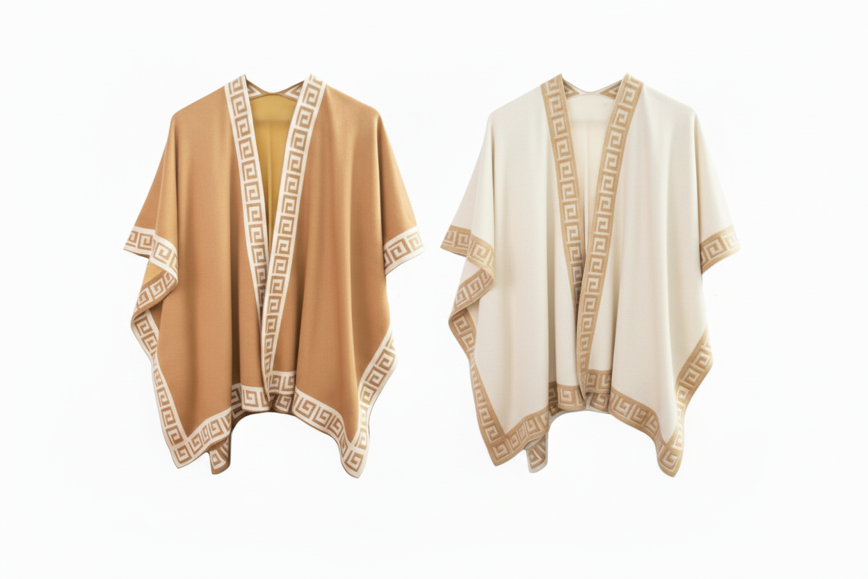 Alpaca Reversible Classic Trim Cape