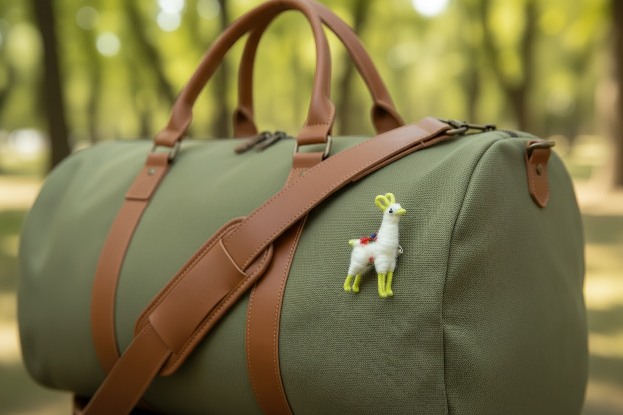 Handmade Llama Pin