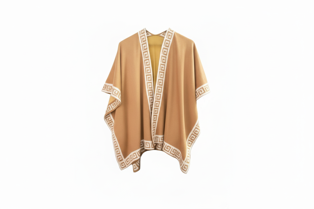 Alpaca Reversible Classic Trim Cape