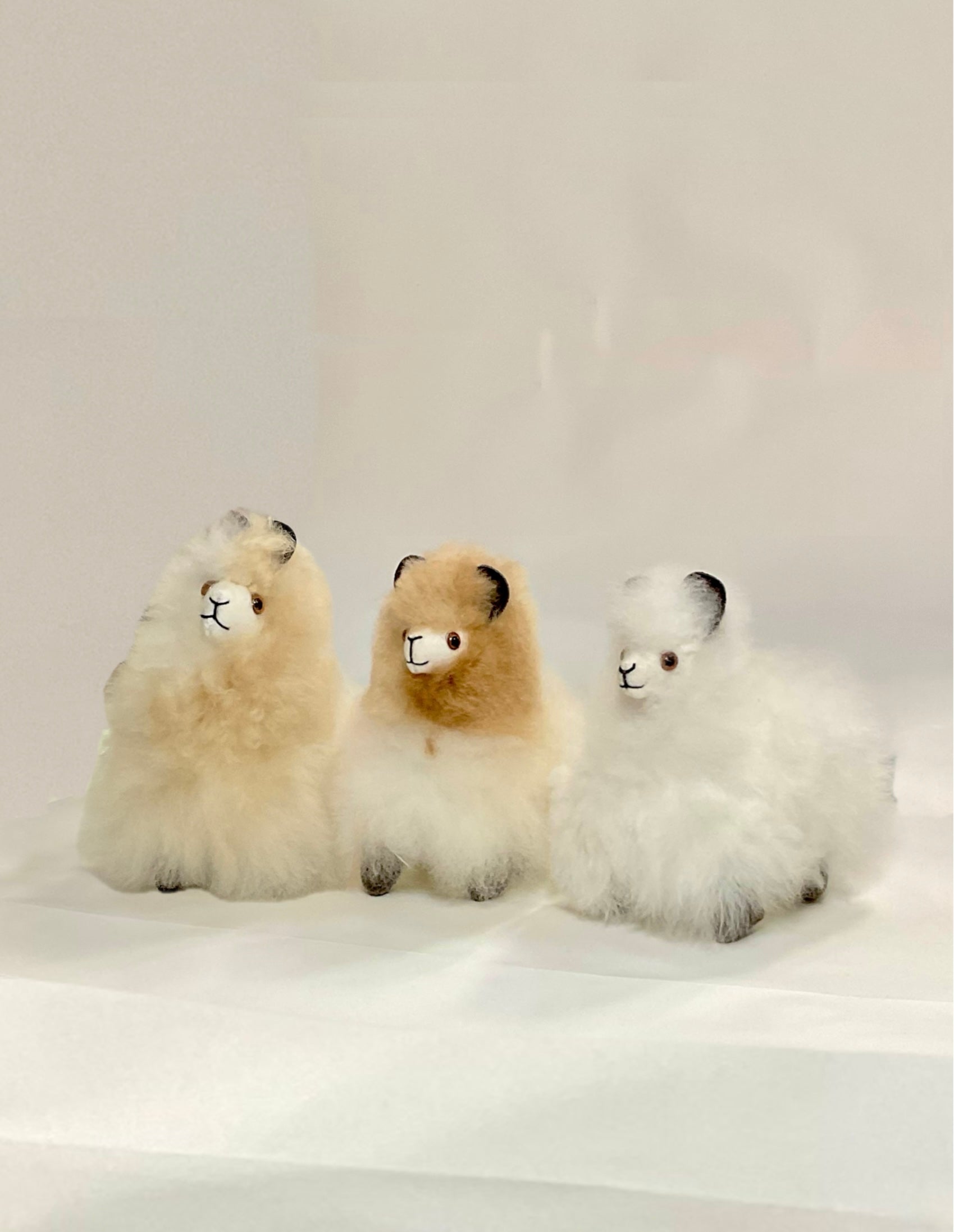 Kusi Friends Alpaca (10cm) - Baby Alpaca Fur Animal