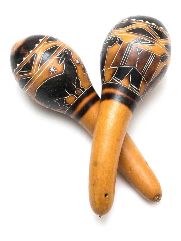 Maracas de calabaza