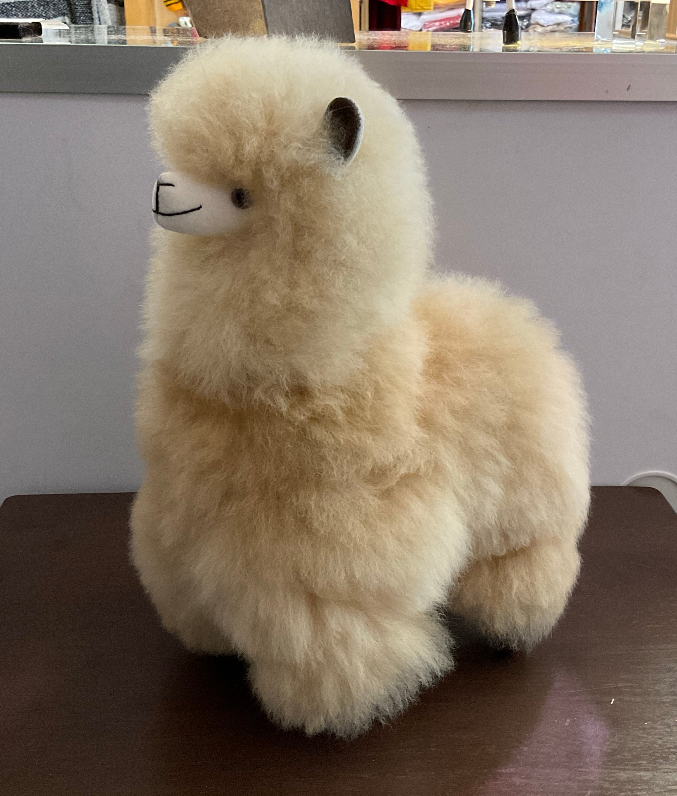 Kusi Friends Alpaca (32cm) - Baby Alpaca Fur Animal