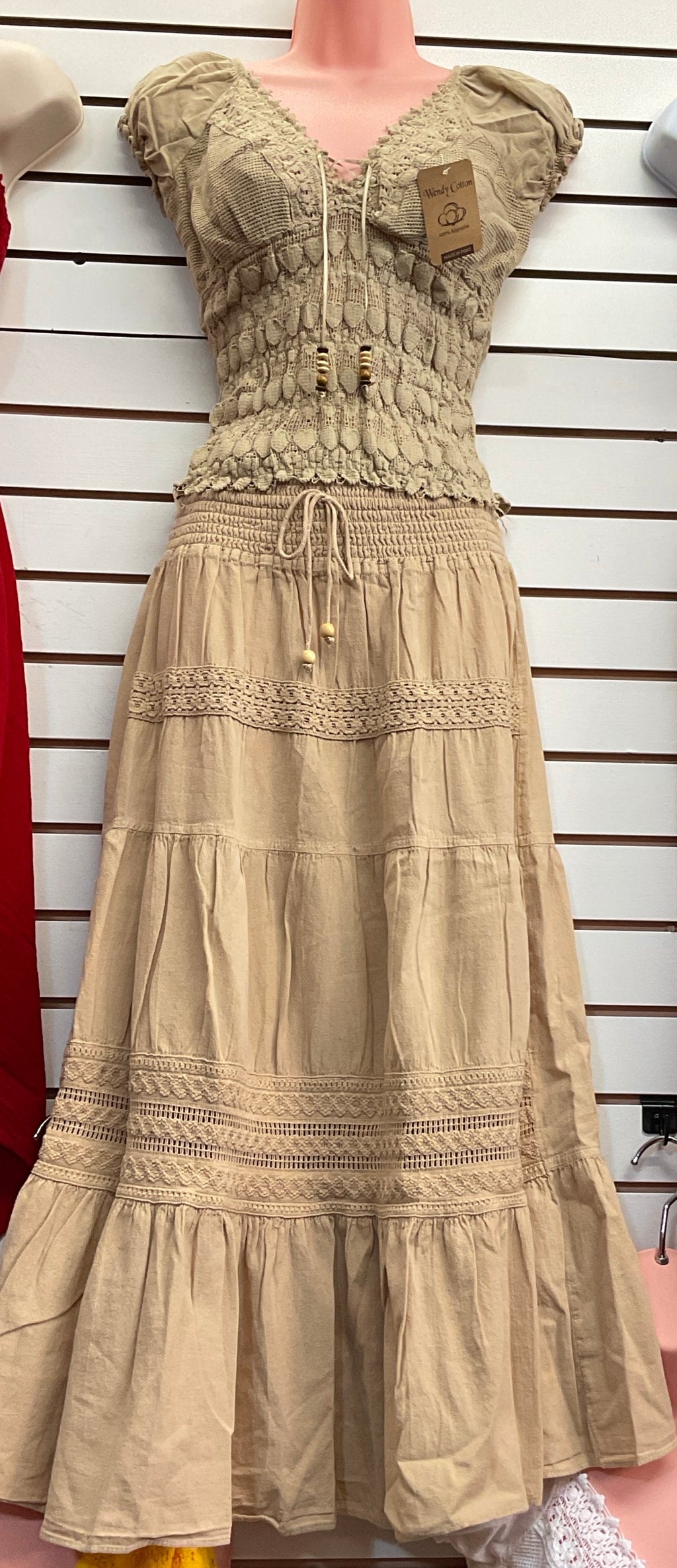 Long Skirt Set 2 Pieces