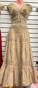 Long Skirt Set 2 Pieces