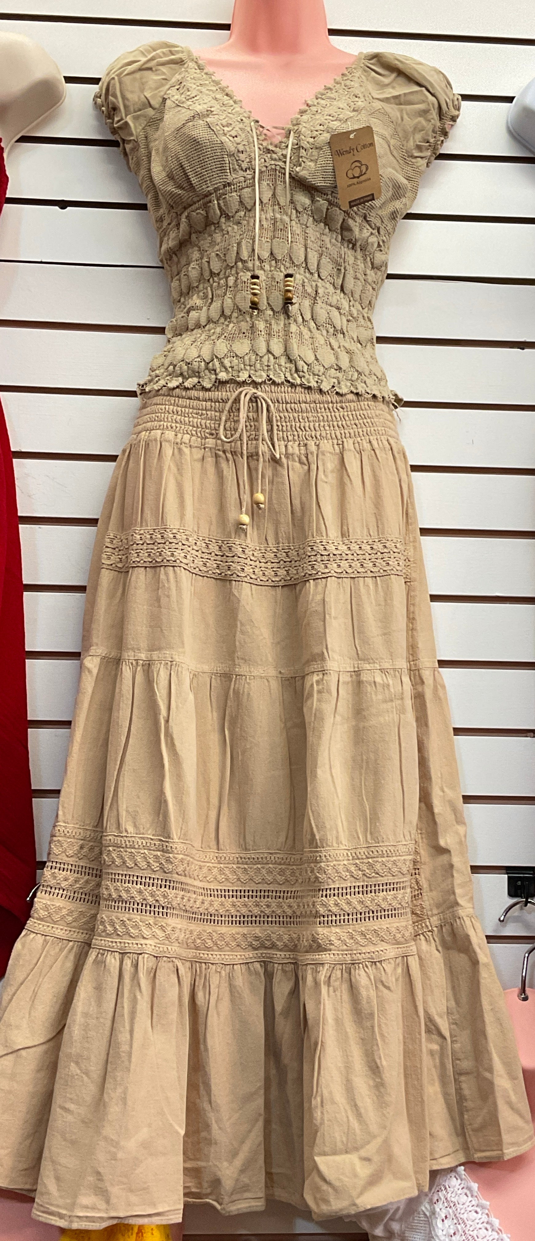 Long Skirt Set 2 Pieces