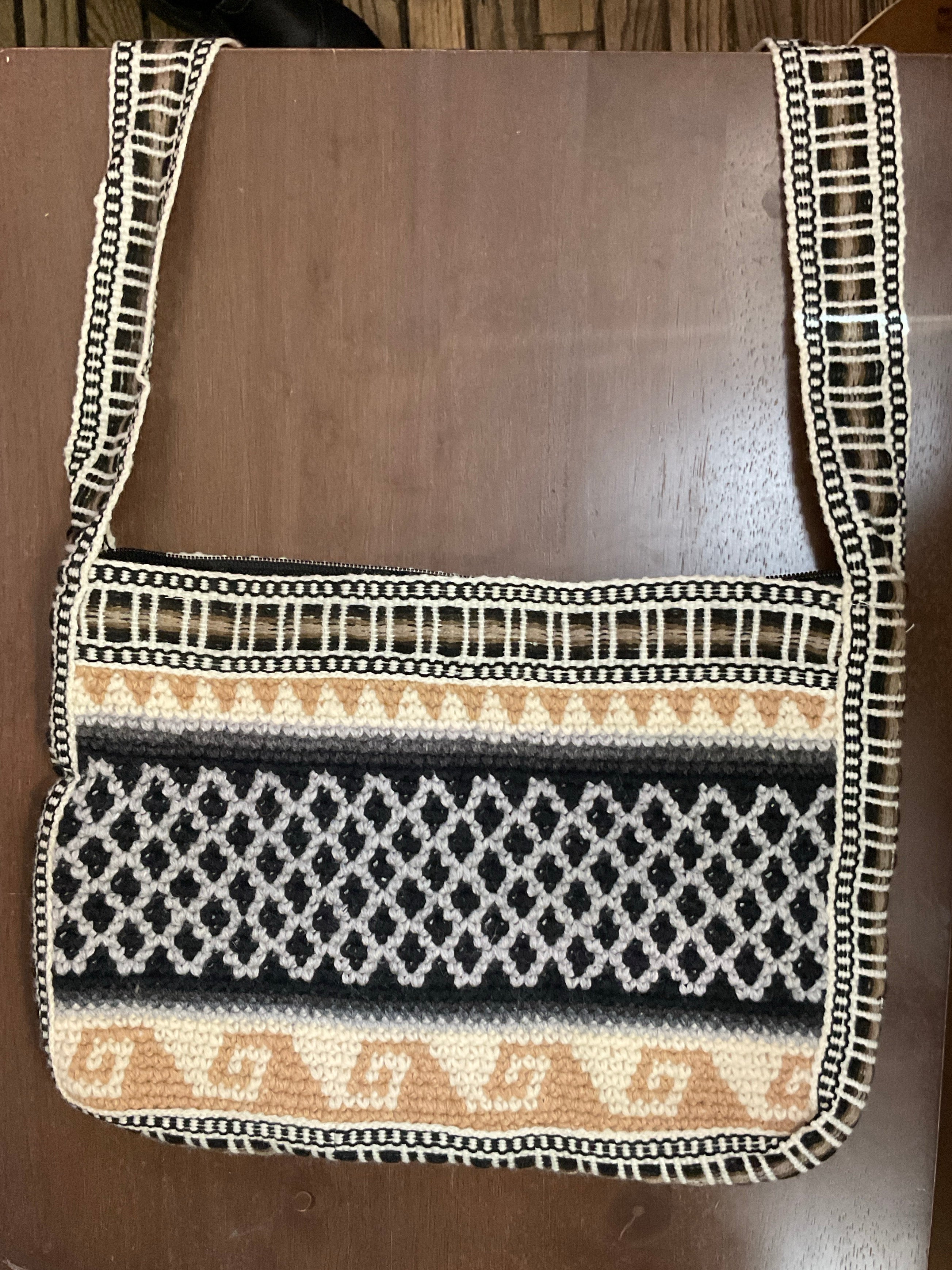 Alpaca Crochet Bag