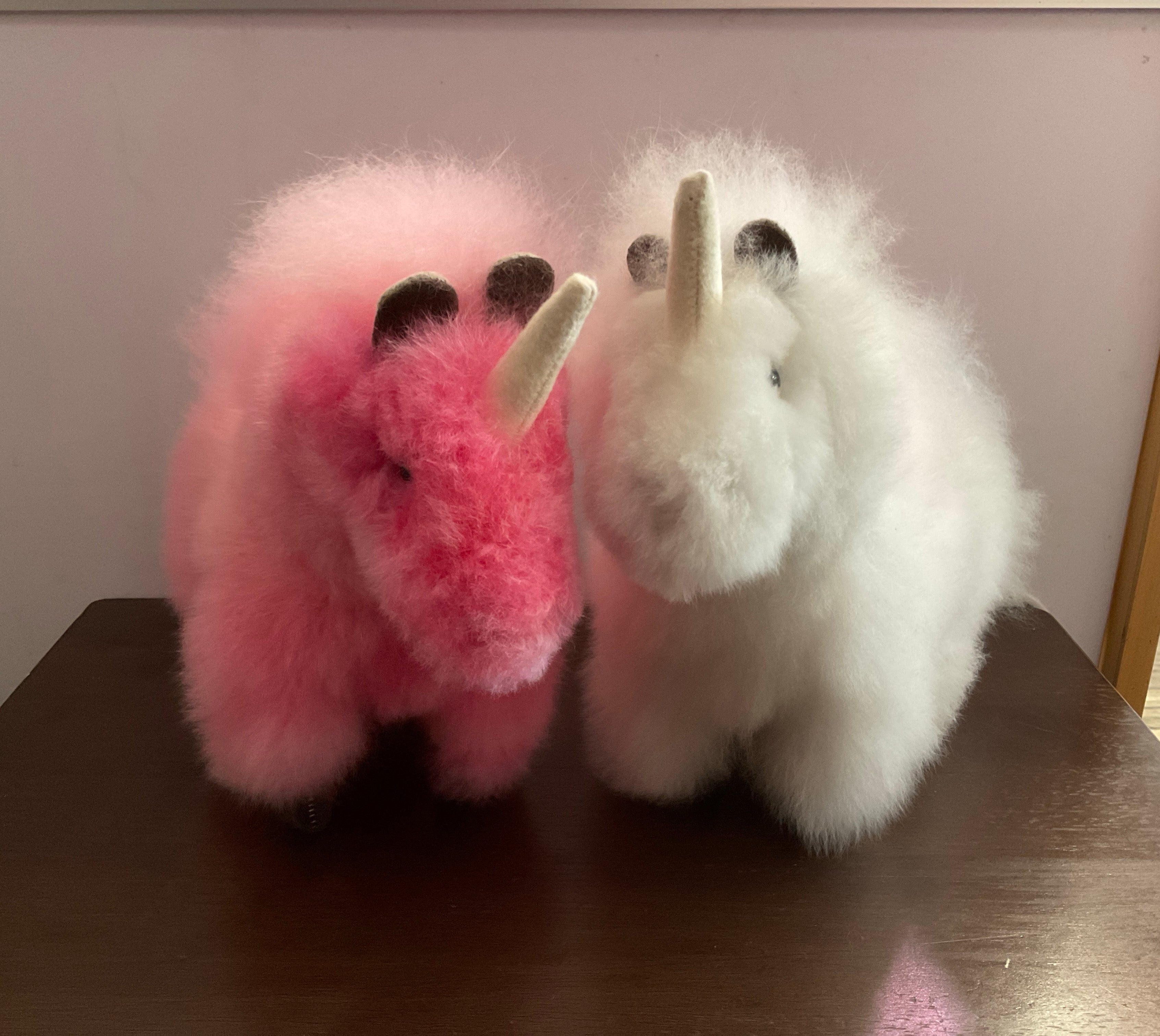 Kusi Friends Unicorn (23cm) - Baby Alpaca Fur Animal