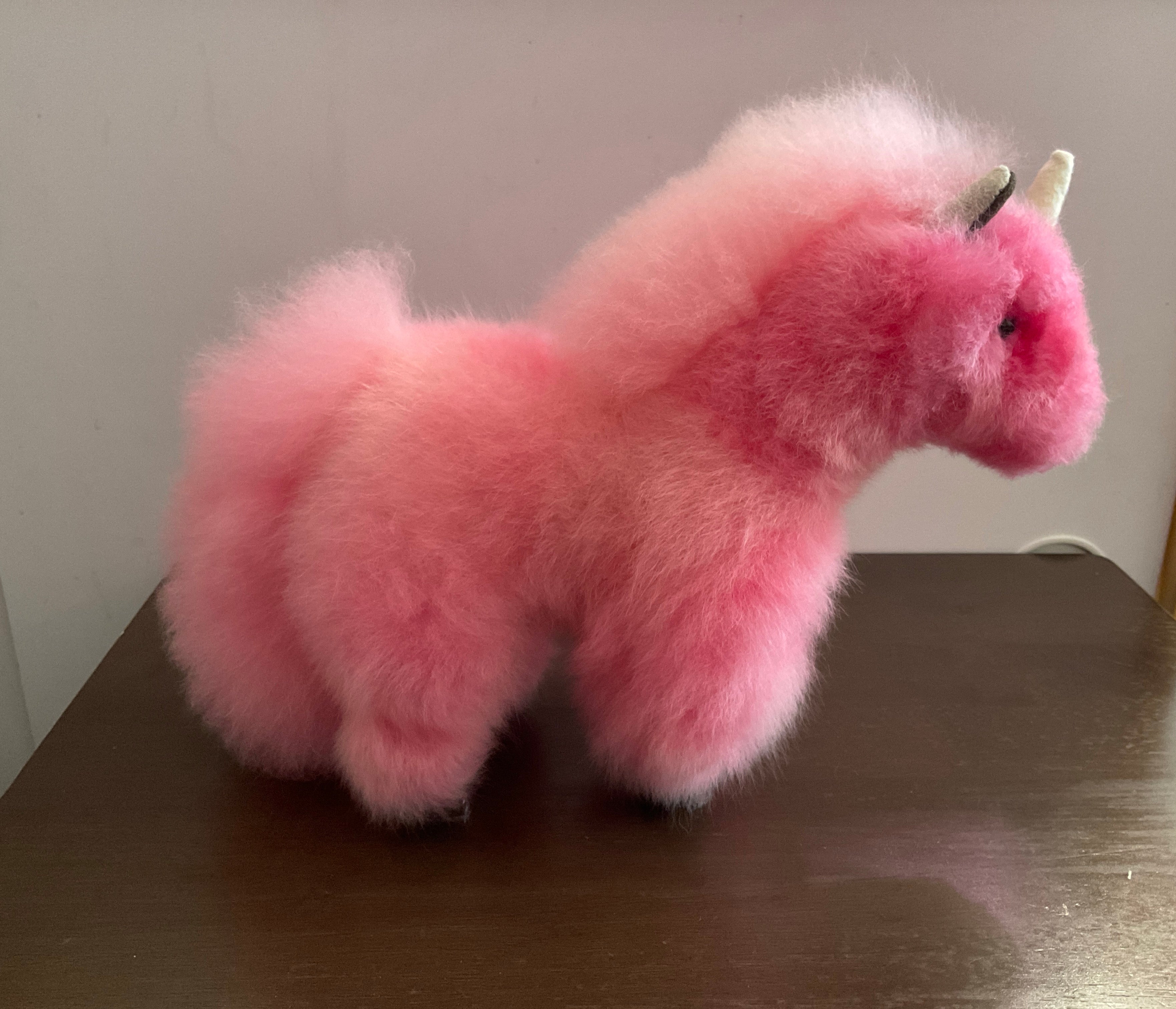Kusi Friends Unicorn (23cm) - Baby Alpaca Fur Animal