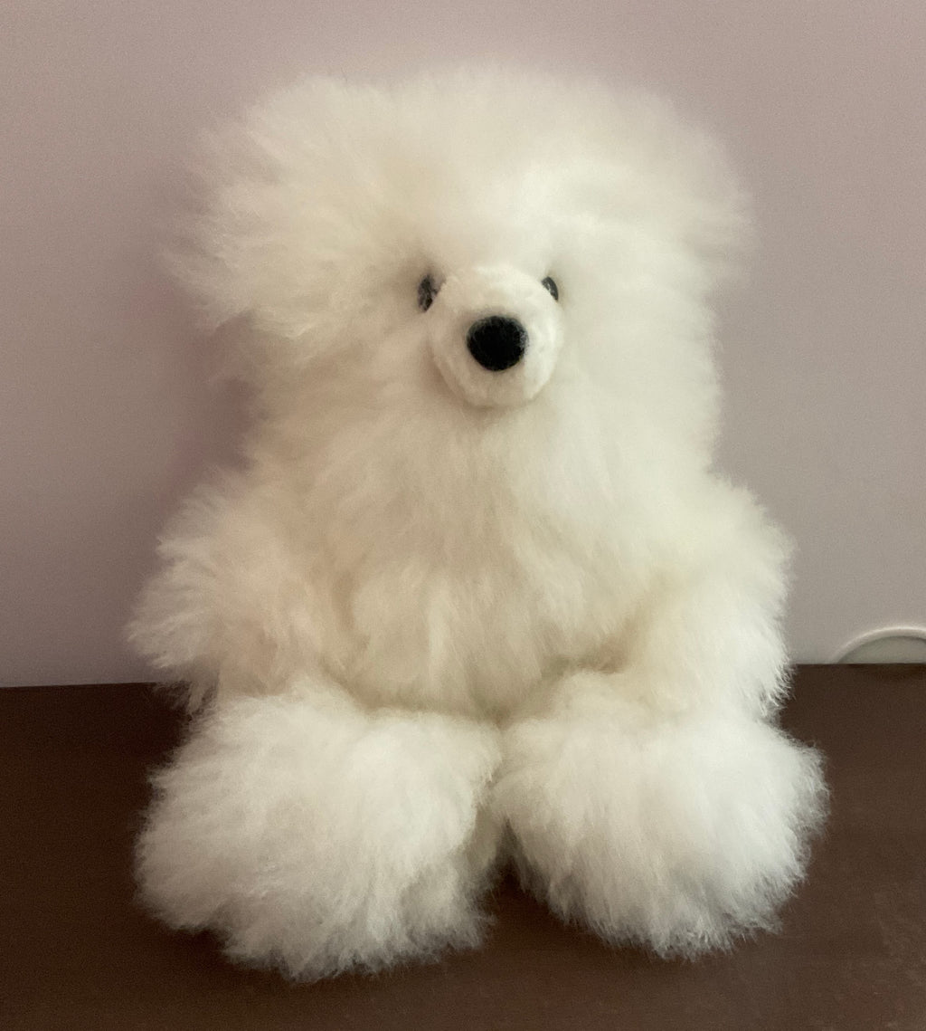 Kusi Friends Bear (24cm) - Baby Alpaca Fur Animal
