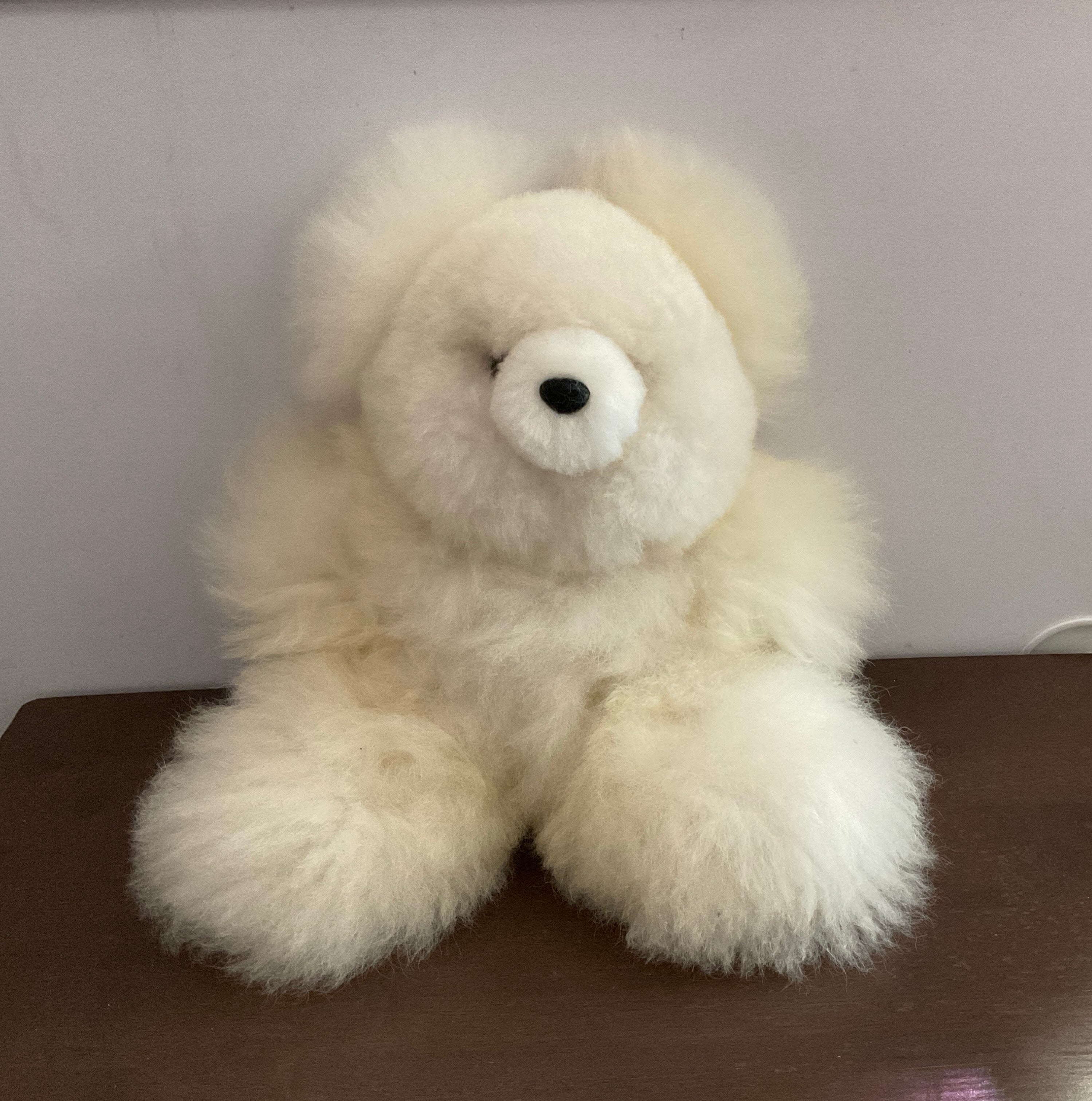 Kusi Friends Bear (26cm) - Baby Alpaca Fur Animal