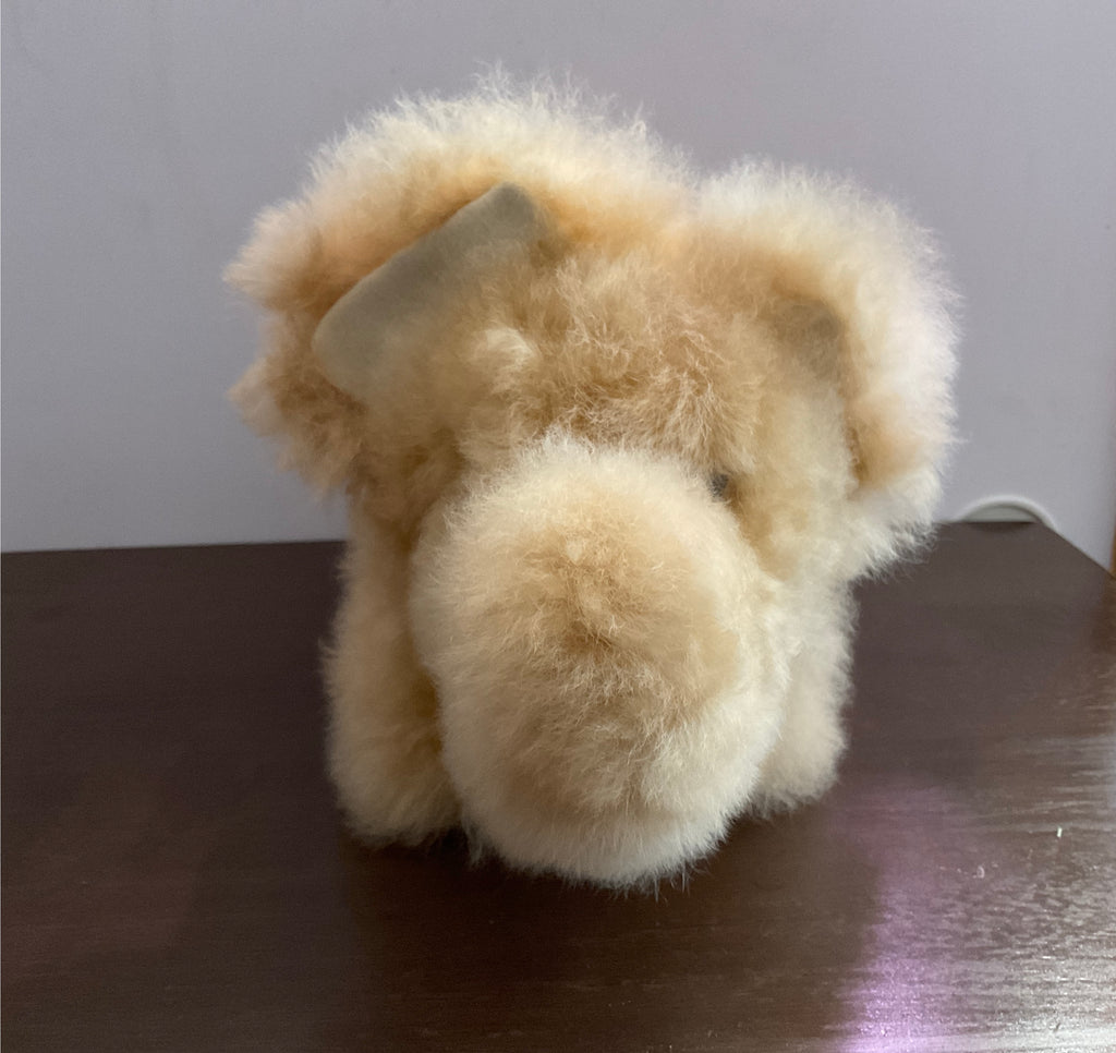 Kusi Friends Elephant (17cm) - Baby Alpaca Fur Animal