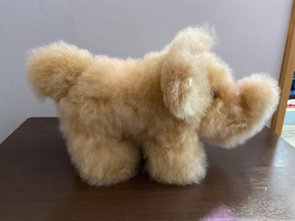 Kusi Friends Elephant (17cm) - Baby Alpaca Fur Animal