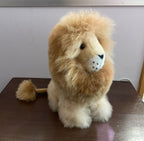 Kusi Friends Lion (26cm) - Baby Alpaca Fur Animal