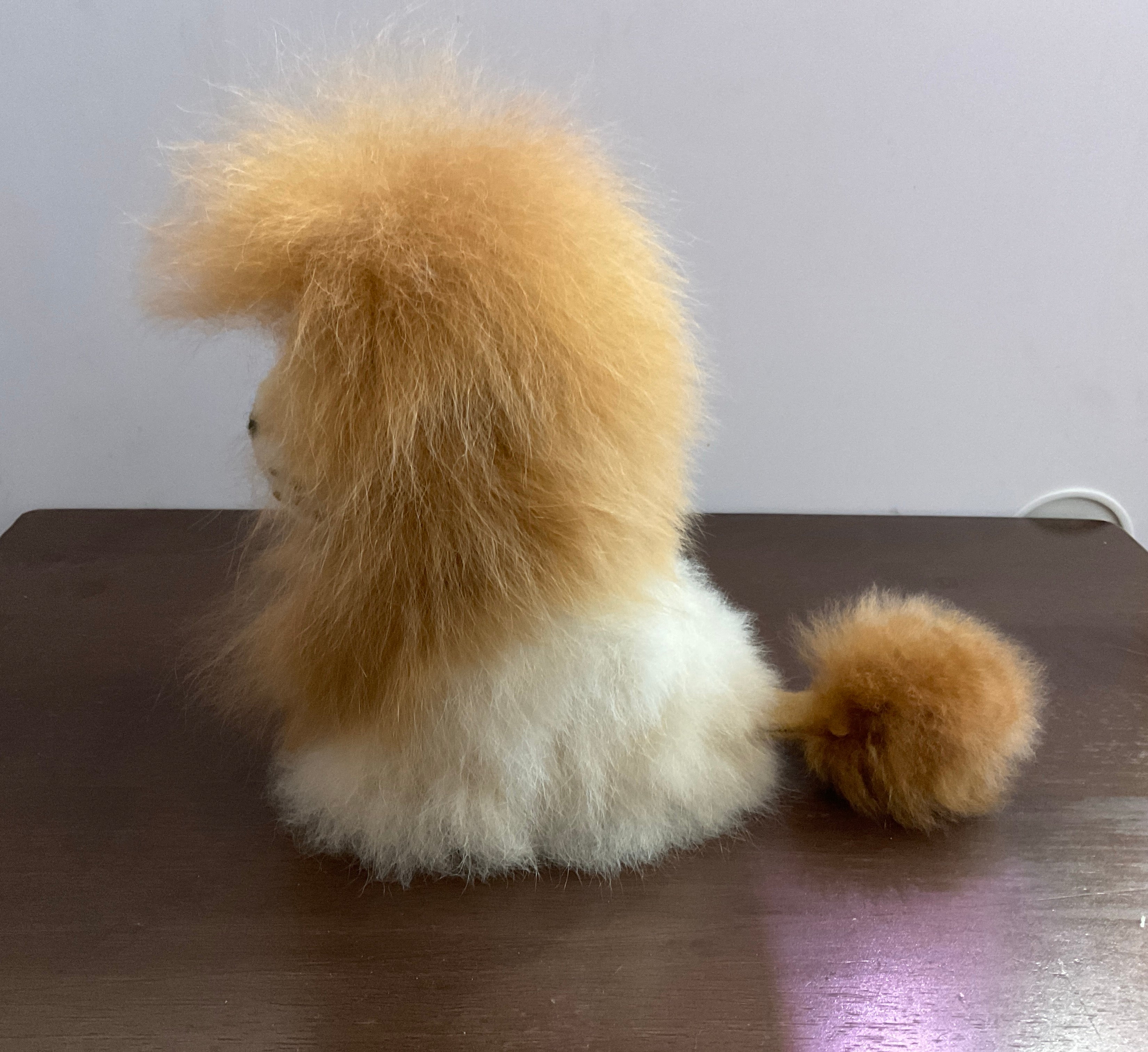 Kusi Friends Lion (18cm) - Baby Alpaca Fur Animal