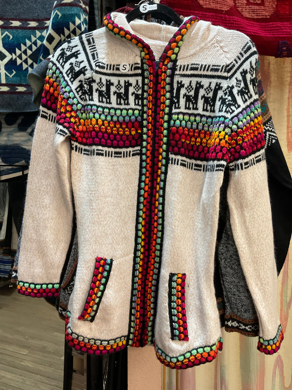 MUNAYCHA Women’s Zip-Up Sweater