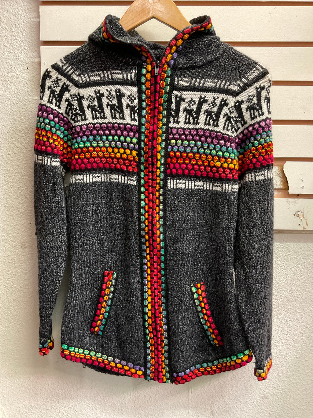 MUNAYCHA Women’s Zip-Up Sweater