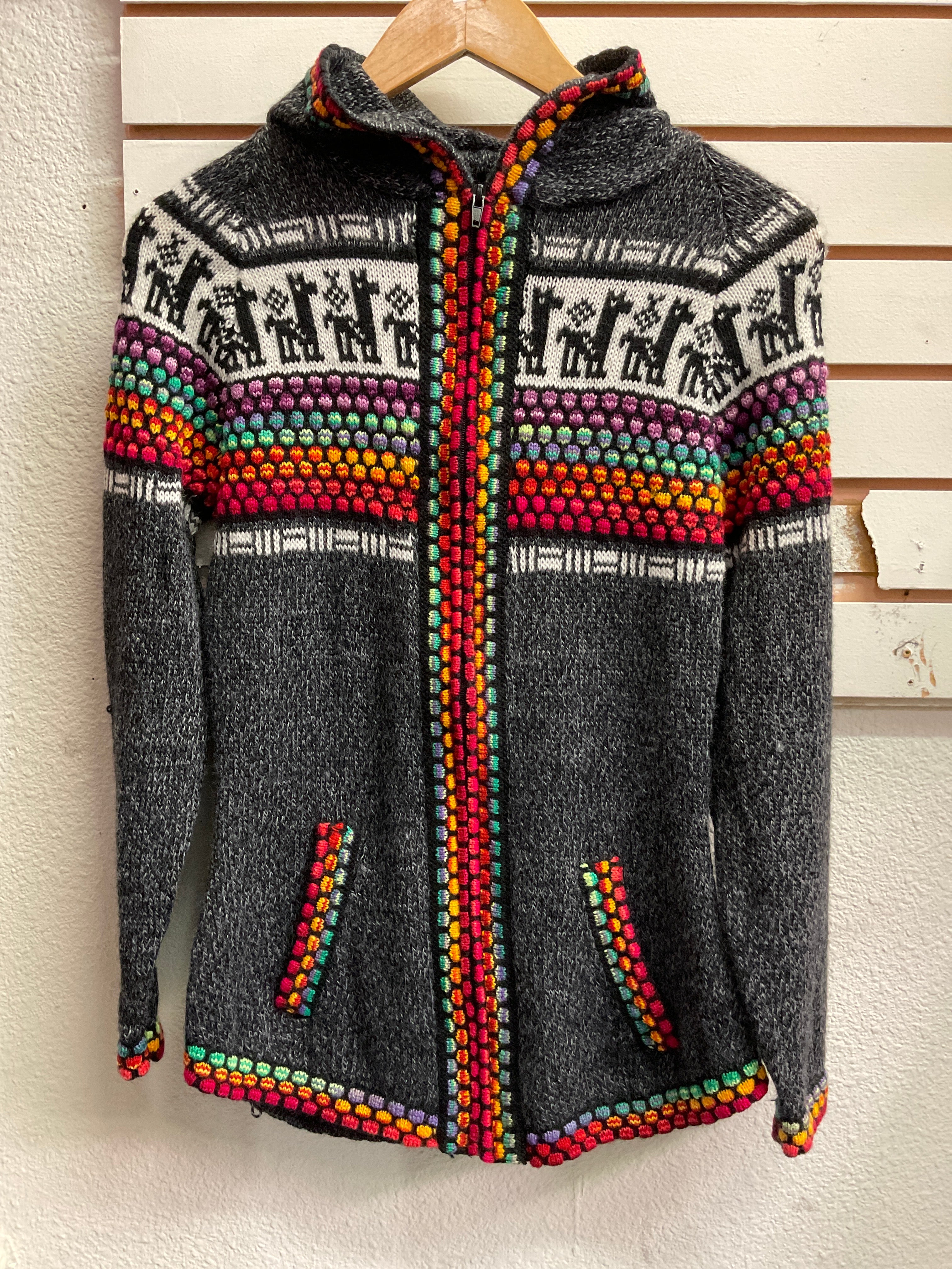 MUNAYCHA Women’s Zip-Up Sweater