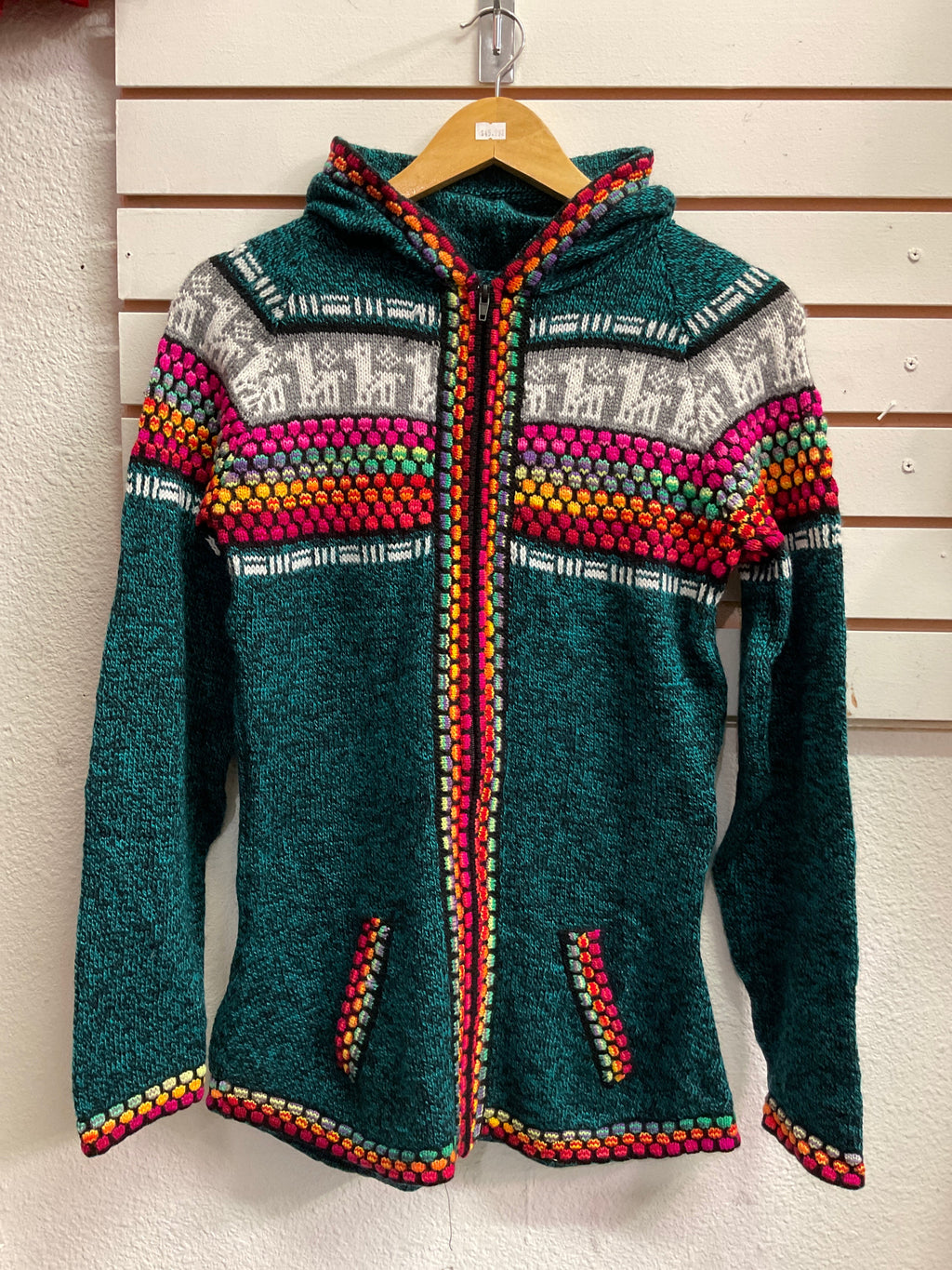 MUNAYCHA Women’s Zip-Up Sweater