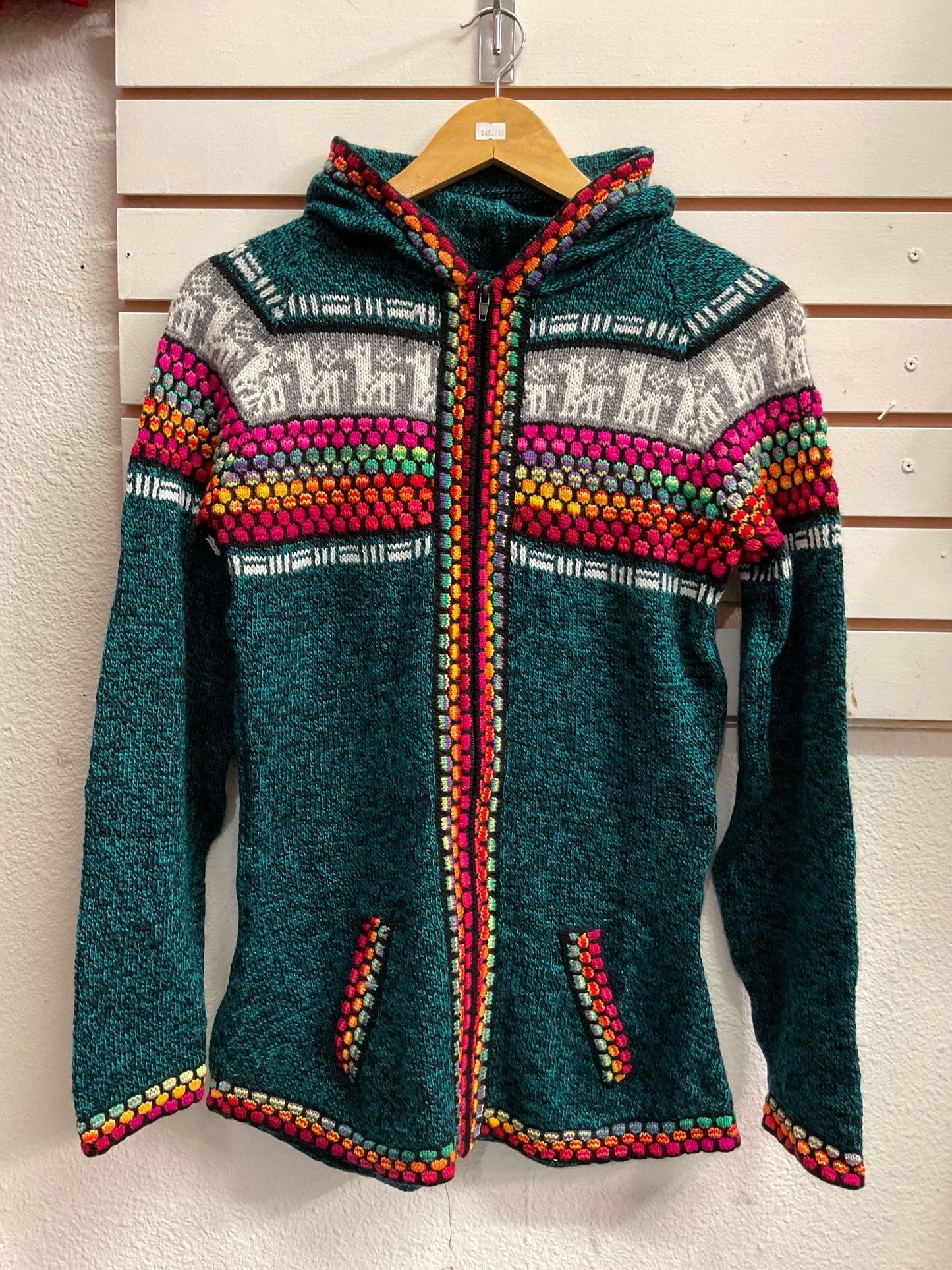 MUNAYCHA Women’s Zip-Up Sweater