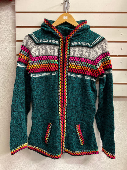 MUNAYCHA Women’s Zip-Up Sweater