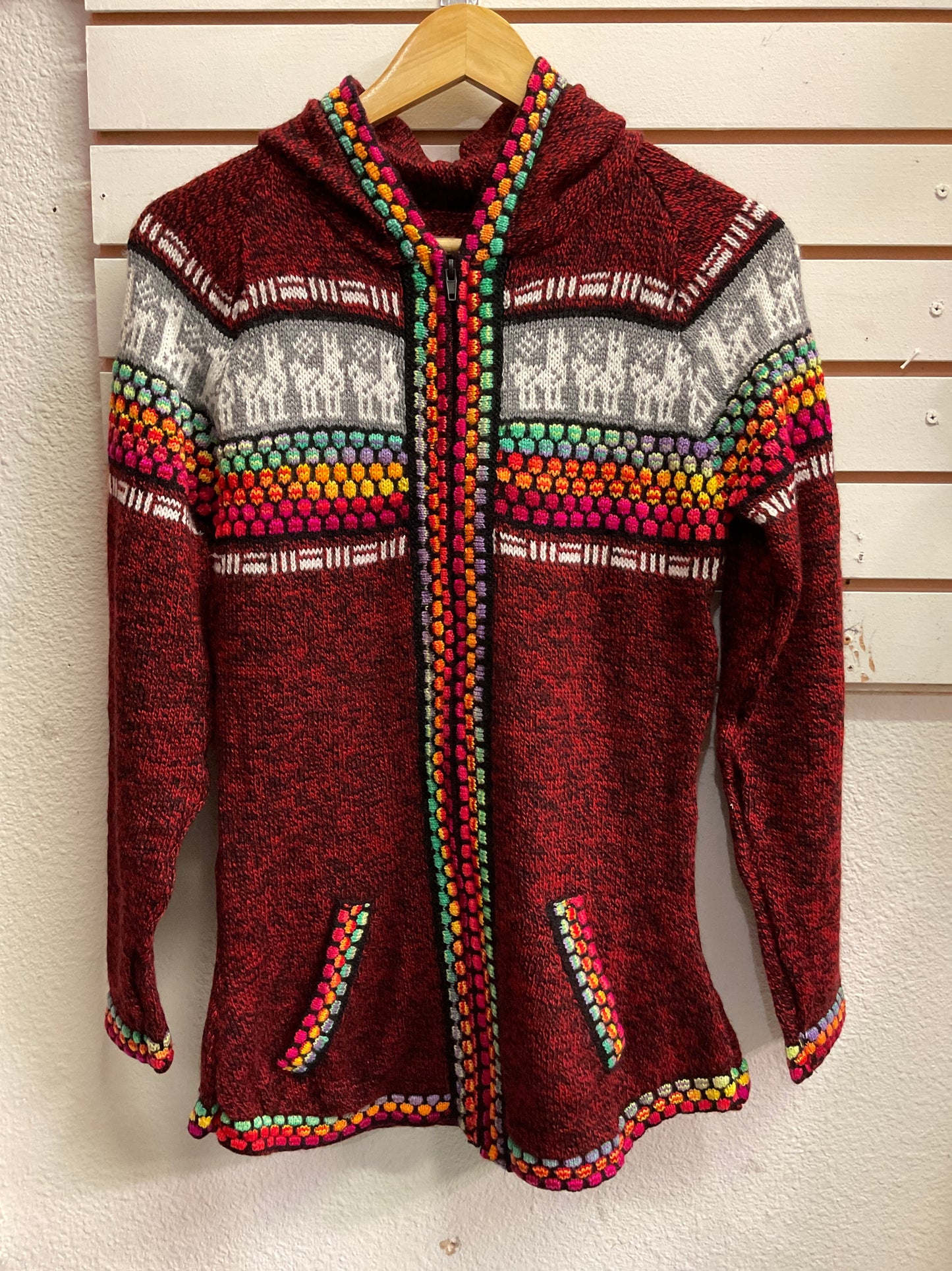 MUNAYCHA Women’s Zip-Up Sweater