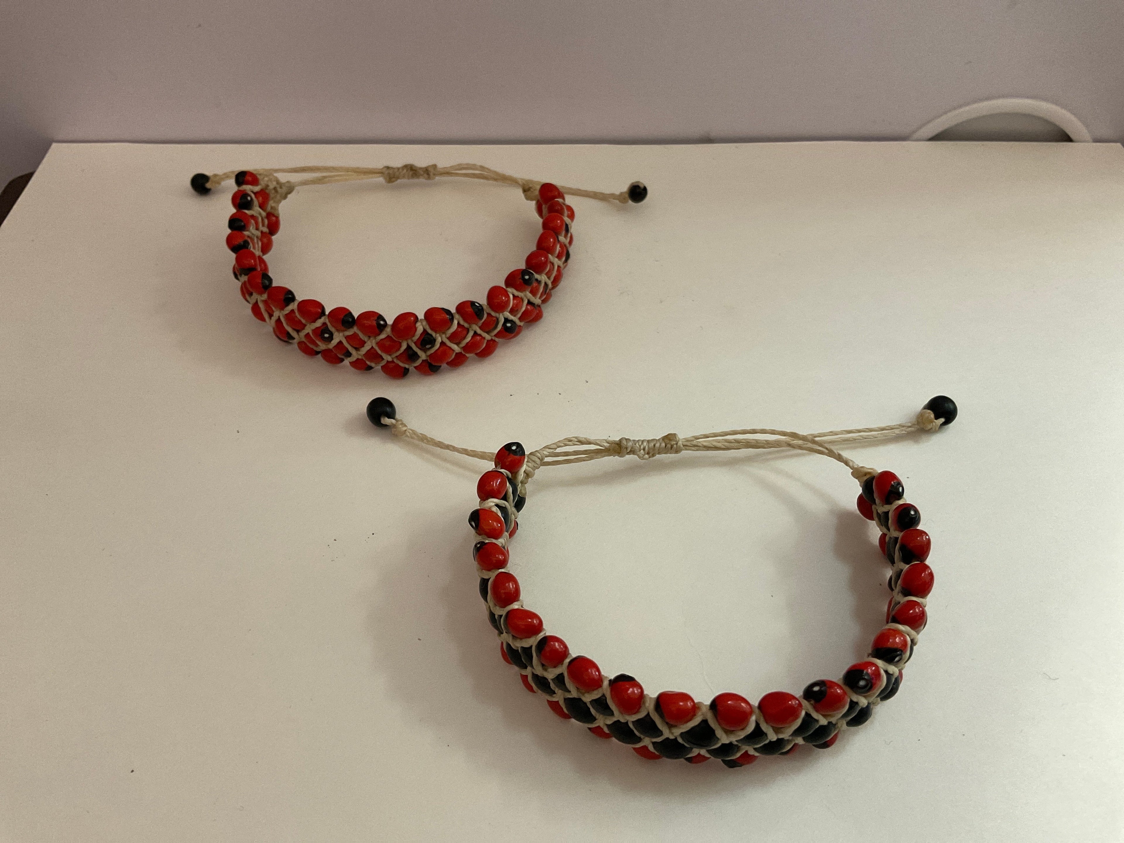 Woven Huayruro Bracelet