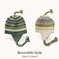 Baby Alpaca Reversible Chullo Hats – Peruvian Andean Earflap Beanies