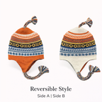 Baby Alpaca Reversible Chullo Hats – Peruvian Andean Earflap Beanies